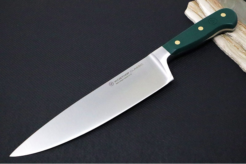 Wusthof Classic - Fresh Rosemary - 8" Chef's Knife - Fully forged German stainless steel (X50 CrMoV 15) - Made in Solingen, Germany