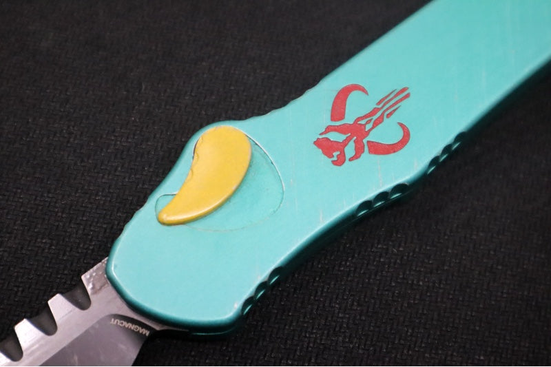 Heretic Knives Hydra Bounty Hunter Single Action OTF - Black Tanto Blade / CPM-Magnacut Steel / Bounty Hunter Anodized Aluminum Handle H006-6A-BOUNTY