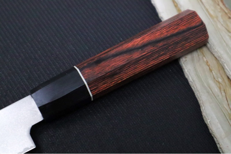 KIWAMI - 6" Petty Knife - Aus 8 Damascus - Pakkawood Octagon Handle - Made in Seki City, Japan