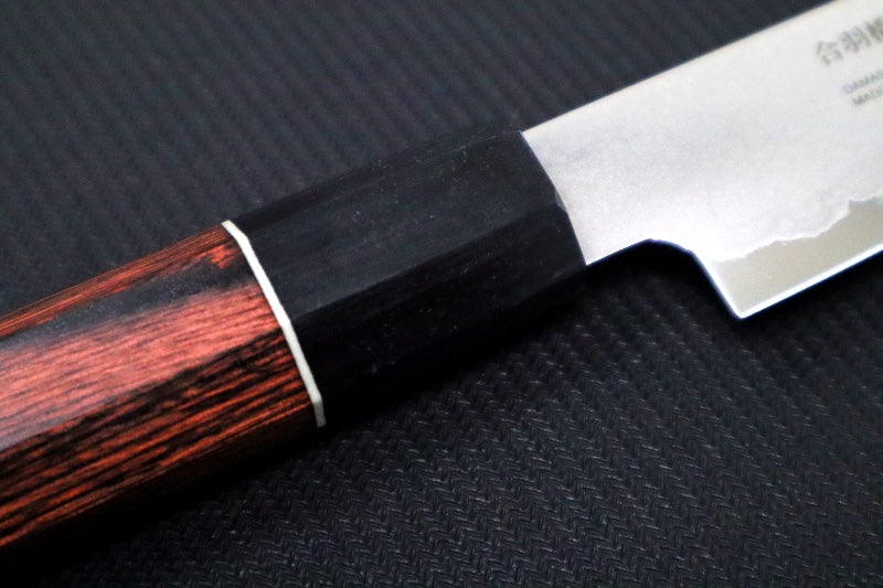 KIWAMI - 6" Petty Knife - Aus 8 Damascus - Pakkawood Octagon Handle - Made in Seki City, Japan - Northwest Knives