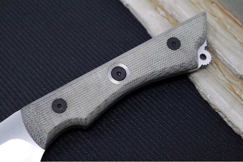 Messermeister - Overland Chef 4.5" Utility Knife - Nitro-B Blade Steel - Ultra-Rough Raw Canvas Micarta Handle - Handcrafted in Maniago, Italy - Northwest Knives