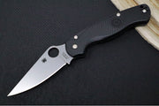 Spyderco Paramilitary 2 Lightweight - Black FRN Handle / Satin Blade / BD1N Steel - C81PBK2 - Northwest Knives
