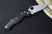 Spyderco Paramilitary 2 Lightweight - Black FRN Handle / Satin Blade / BD1N Steel - C81PBK2 - Northwest Knives