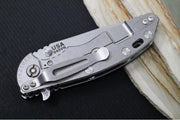 Rick Hinderer Knives XM-18 - 3.25" - Spearpoint Blade / Stonewashed Finish / CPM-S45VN / Black G-10 & Titanium Handle - Northwest Knives
