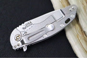 Rick Hinderer Knives XM-18 - 3.25" - Spearpoint Blade / Stonewashed Finish / CPM-S45VN / OD Green G-10 & Titanium Handle - Northwest Knives