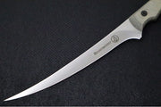Messermeister - Overland Chef 7" Fillet Knife - Nitro-B Blade Steel - Ultra-Rough Raw Canvas Micarta Handle - Handcrafted in Maniago, Italy - Northwest Knives