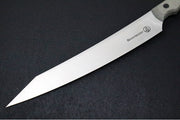 Messermeister - Overland Chef 9" Carving Knife - Nitro-B Blade Steel - Ultra-Rough Raw Canvas Micarta Handle - Handcrafted in Maniago, Italy - Northwest Knives