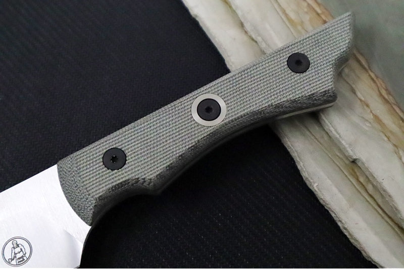 Messermeister - Overland Chef 9" Carving Knife - Nitro-B Blade Steel - Ultra-Rough Raw Canvas Micarta Handle - Handcrafted in Maniago, Italy