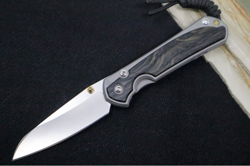 Chris Reeve Knives Small Sebenza 31 - Insingo Blade / Bog Oak Inlay / CPM-Magnacut (A1) S31-1124 - Northwest Knives