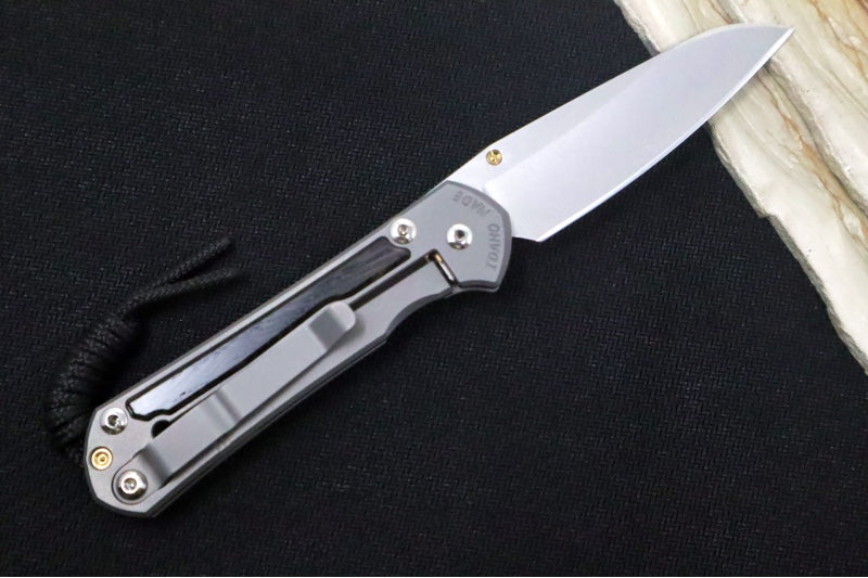 Chris Reeve Knives Small Sebenza 31 - Insingo Blade / Bog Oak Inlay / CPM-Magnacut (A1) S31-1124 - Northwest Knives