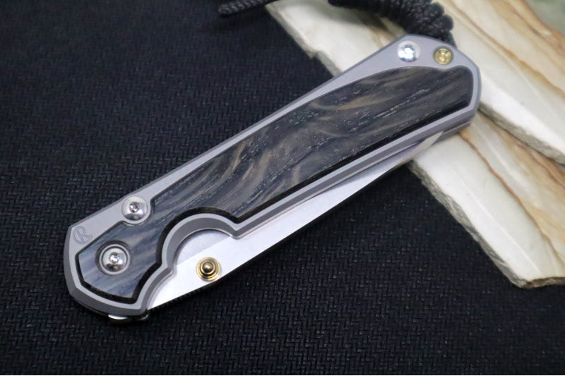 Chris Reeve Knives Small Sebenza 31 - Insingo Blade / Bog Oak Inlay / CPM-Magnacut (A1) S31-1124 - Northwest Knives