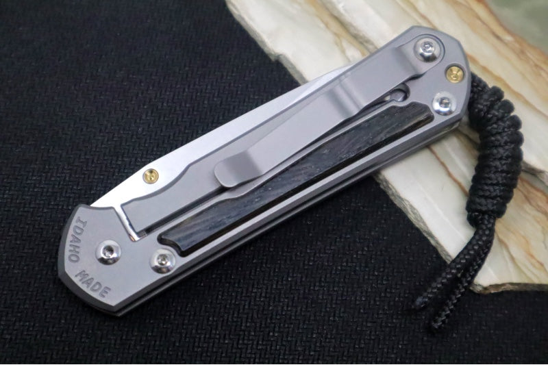 Chris Reeve Knives Small Sebenza 31 - Insingo Blade / Bog Oak Inlay / CPM-Magnacut (A1) S31-1124