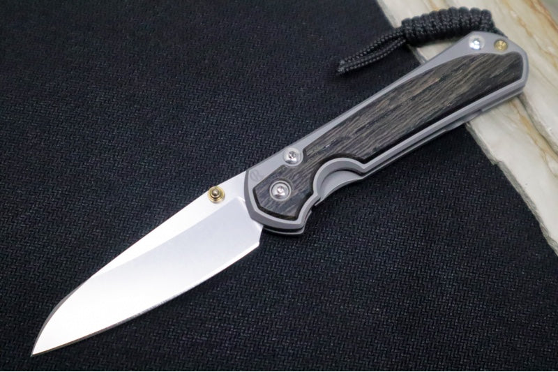 Chris Reeve Knives Small Sebenza 31 - Insingo Blade / Bog Oak Inlay / CPM-Magnacut (A2) S31-1124 - Northwest Knives