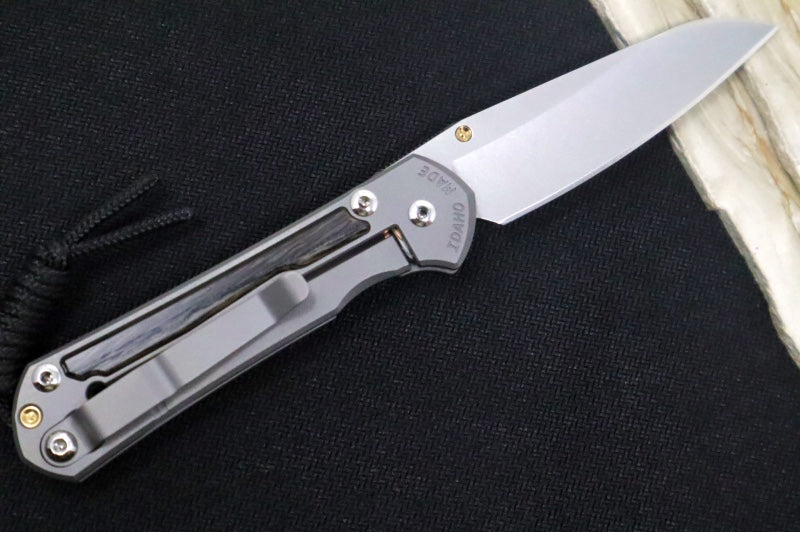 Chris Reeve Knives Small Sebenza 31 - Insingo Blade / Bog Oak Inlay / CPM-Magnacut (A2) S31-1124