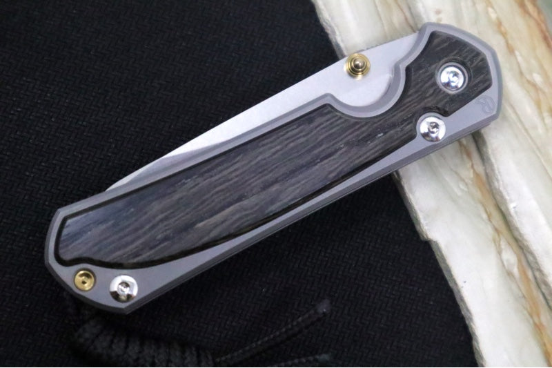 Chris Reeve Knives Small Sebenza 31 - Insingo Blade / Bog Oak Inlay / CPM-Magnacut (A2) S31-1124 - Northwest Knives