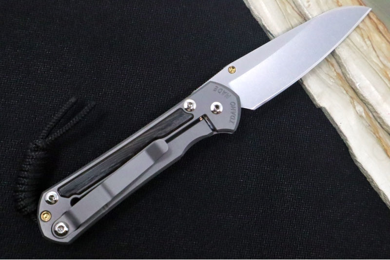Chris Reeve Knives Small Sebenza 31 - Insingo Blade / Bog Oak Inlay / CPM-Magnacut (A3) S31-1124 - Northwest Knives