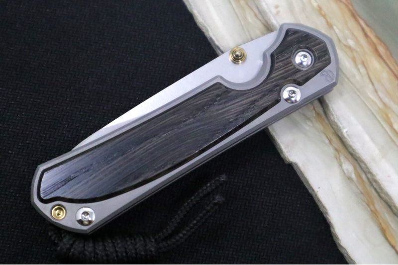 Chris Reeve Knives Small Sebenza 31 - Insingo Blade / Bog Oak Inlay / CPM-Magnacut (A3) S31-1124