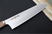 KIWAMI - 7" Bunka Knife - Tsuchime San-Mai VG-10 Steel - Rounded Wood Handle - Made in Seki City, Japan - Northwest Knives