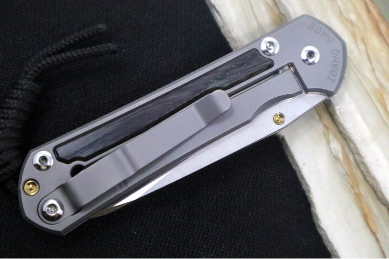 Chris Reeve Knives Small Sebenza 31 - Insingo Blade / Bog Oak Inlay / CPM-Magnacut (A4) S31-1124