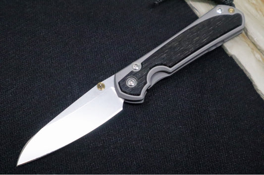 Chris Reeve Knives Small Sebenza 31 - Insingo Blade / Bog Oak Inlay / CPM-Magnacut (A6)