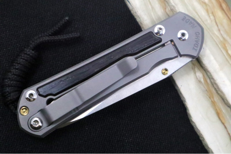 Chris Reeve Knives Small Sebenza 31 - Insingo Blade / Bog Oak Inlay / CPM-Magnacut (A6) S31-1124 - Northwest Knives