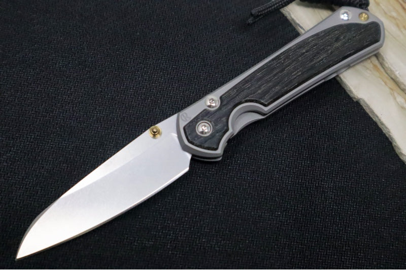 Chris Reeve Knives Small Sebenza 31 - Insingo Blade / Bog Oak Inlay / CPM-Magnacut (A7) S31-1124 - Northwest Knives