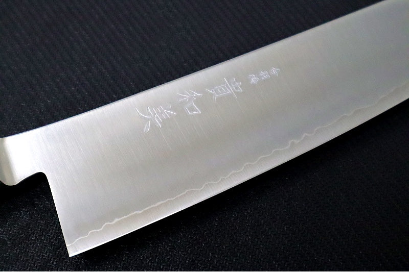KIWAMI - 8.25" Gyoto Knife - San Mai ZDP189 - Black Pakkawood Handle - Made in Seki City, Japan
