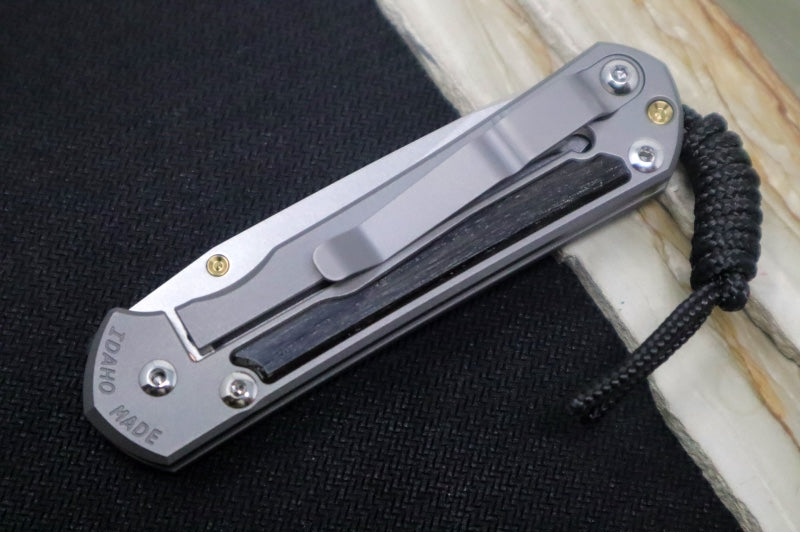 Chris Reeve Knives Small Sebenza 31 - Insingo Blade / Bog Oak Inlay / CPM-Magnacut (A7) S31-1124 - Northwest Knives
