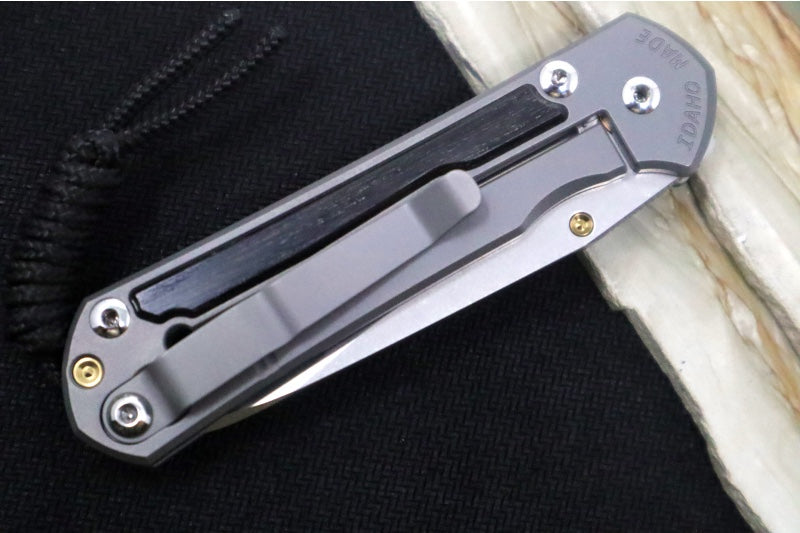 Chris Reeve Knives Small Sebenza 31 - Insingo Blade / Bog Oak Inlay / CPM-Magnacut (A8) S31-1124