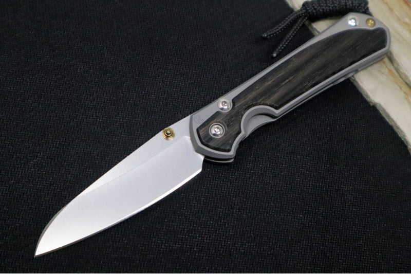 Chris Reeve Knives Small Sebenza 31 - Insingo Blade / Bog Oak Inlay / CPM-Magnacut (A9) S31-1124 - Northwest Knives
