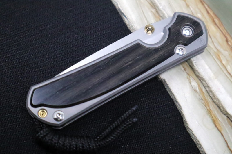 Chris Reeve Knives Small Sebenza 31 - Insingo Blade / Bog Oak Inlay / CPM-Magnacut (A9) S31-1124 - Northwest Knives