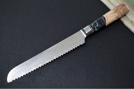 Garage Sale NWK Storm Series - 7.5" Bread Knife - Layered VG10 Steel - Northwest Knives