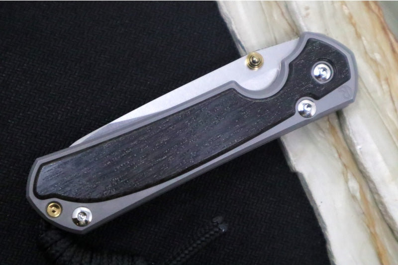 Chris Reeve Knives Small Sebenza 31 - Insingo Blade / Bog Oak Inlay / CPM-Magnacut (A10) S31-1124 - Northwest Knives