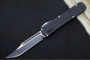 Guardian Tactical Scout OTF - Black Anodized Aluminum Handle / Black 2-Toned Single Edge Blade 143211 - Northwest Knives