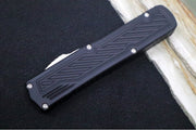 Guardian Tactical Scout OTF - Black Anodized Aluminum Handle / Black 2-Toned Single Edge Blade 143211 - Northwest Knives