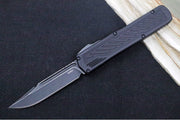 Guardian Tactical Scout OTF - Black Anodized Aluminum Handle / Dark Stonewashed Single Edge Blade 143611 - Northwest Knives