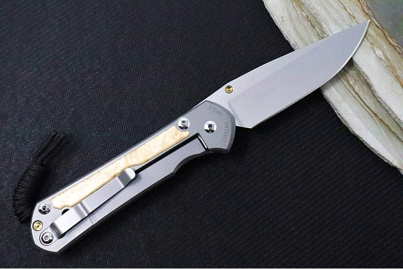 Chris Reeve Large Sebenza 31 - Drop Point Blade / Box Elder Inlay / CPM-Magnacut (A3) L31-1108 - Northwest Knives