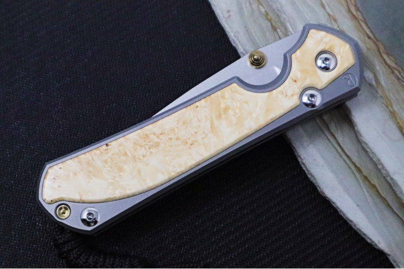 Chris Reeve Large Sebenza 31 - Drop Point Blade / Box Elder Inlay / CPM-Magnacut (A3) L31-1108 - Northwest Knives