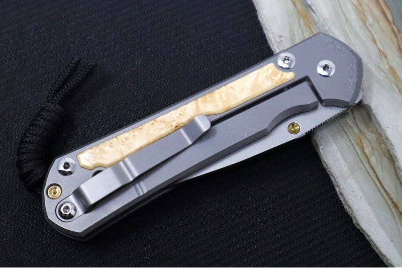 Chris Reeve Large Sebenza 31 - Drop Point Blade / Box Elder Inlay / CPM-Magnacut (A3) L31-1108 - Northwest Knives