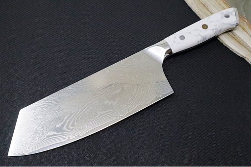 Garage Sale NWK Granite Series - 8" Chinese Cleaver Knife - Layered VG10 Steel - Northwest Knives