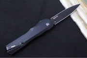 Kershaw 9000DE Livewire OTF - Black Anodized Aluminum Handle / CPM-Magnacut / Double Edge Blade / Black Finish - Northwest Knives