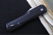 Kershaw 9000CF Livewire OTF - Black Anodized Aluminum & Carbon Fiber Handle / CPM-Magnacut / Spearpoint Blade / Satin Finish - Northwest Knives