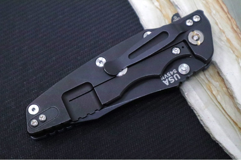 Rick Hinderer Knives Eklipse 3.5" - Spearpoint / Battle Black Anodized Frame / Black & Blue G-10 / CPM-S45VN - Northwest Knives