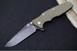 Rick Hinderer Knives Eklipse 3.5" - Spearpoint / Battle Black Anodized Frame / OD Green G-10 / CPM-S45VN - Northwest Knives