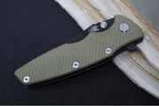 Rick Hinderer Knives Eklipse 3.5" - Spearpoint / Battle Black Anodized Frame / OD Green G-10 / CPM-S45VN - Northwest Knives