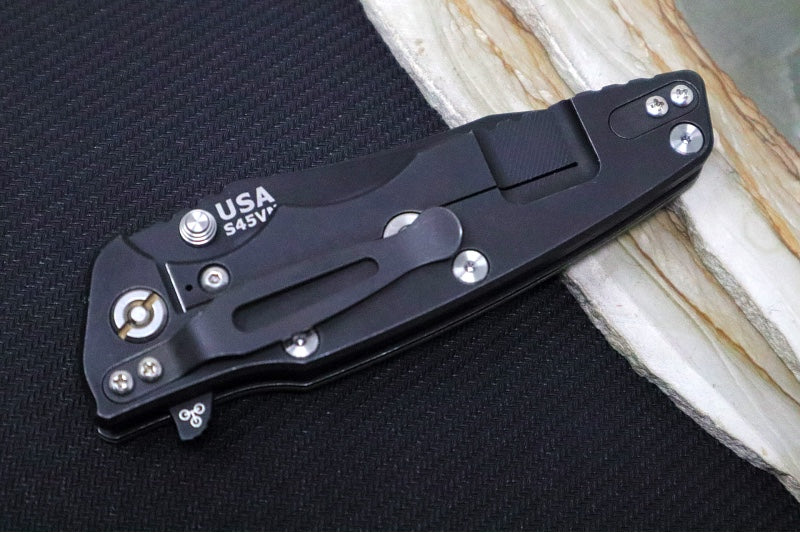 Rick Hinderer Knives Eklipse 3.5" - Spearpoint / Battle Black Anodized Frame / OD Green G-10 / CPM-S45VN - Northwest Knives