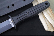 Boker Applegate-Fairbairn Black Fixed Blade - 440C Steel / Dagger Blade / Black Synthetic Handle Scales 120543B - Northwest Knives