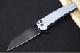 Pro Tech Malibu Flipper - Grey Anodized Aluminum Handle / Reverse Tanto Blade / CPM-Magnacut Steel / Black DLC Finish 5403-Grey - Northwest Knives