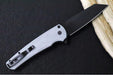 Pro Tech Malibu Flipper - Grey Anodized Aluminum Handle / Reverse Tanto Blade / CPM-Magnacut Steel / Black DLC Finish 5403-Grey - Northwest Knives