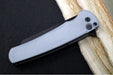 Pro Tech Malibu Flipper - Grey Anodized Aluminum Handle / Reverse Tanto Blade / CPM-Magnacut Steel / Black DLC Finish 5403-Grey - Northwest Knives